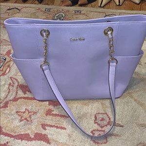 Calvin Klein Purple Handbag/Tote